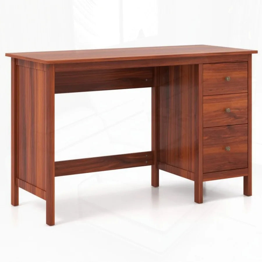 3Drawer Home Office Study Computer Desk with Spacious Desktop
