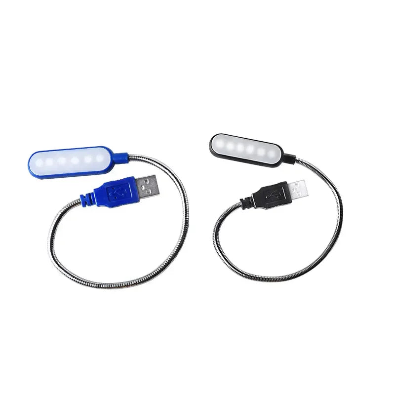 1PC Mini USB LED Light Book Light Flexible Reading Lamp Portable Night Light For Power Bank Laptop Notebook PC Computer